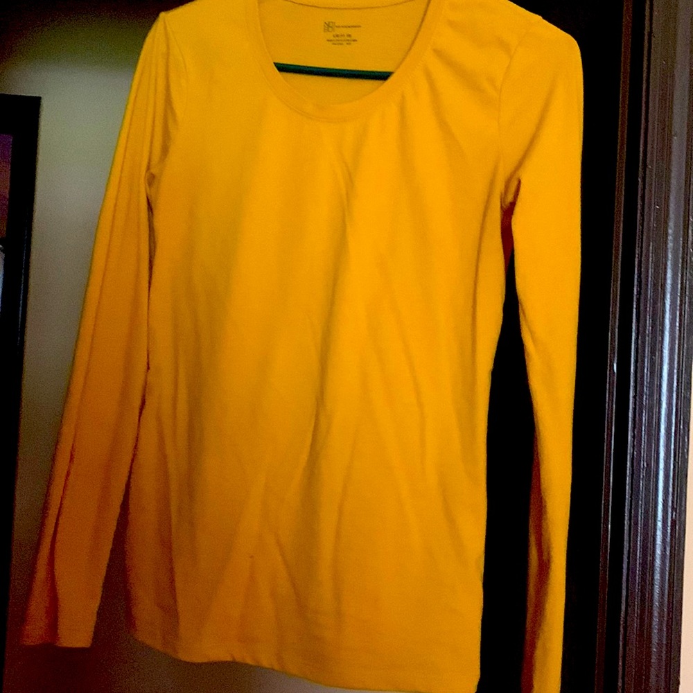 Gold shirt